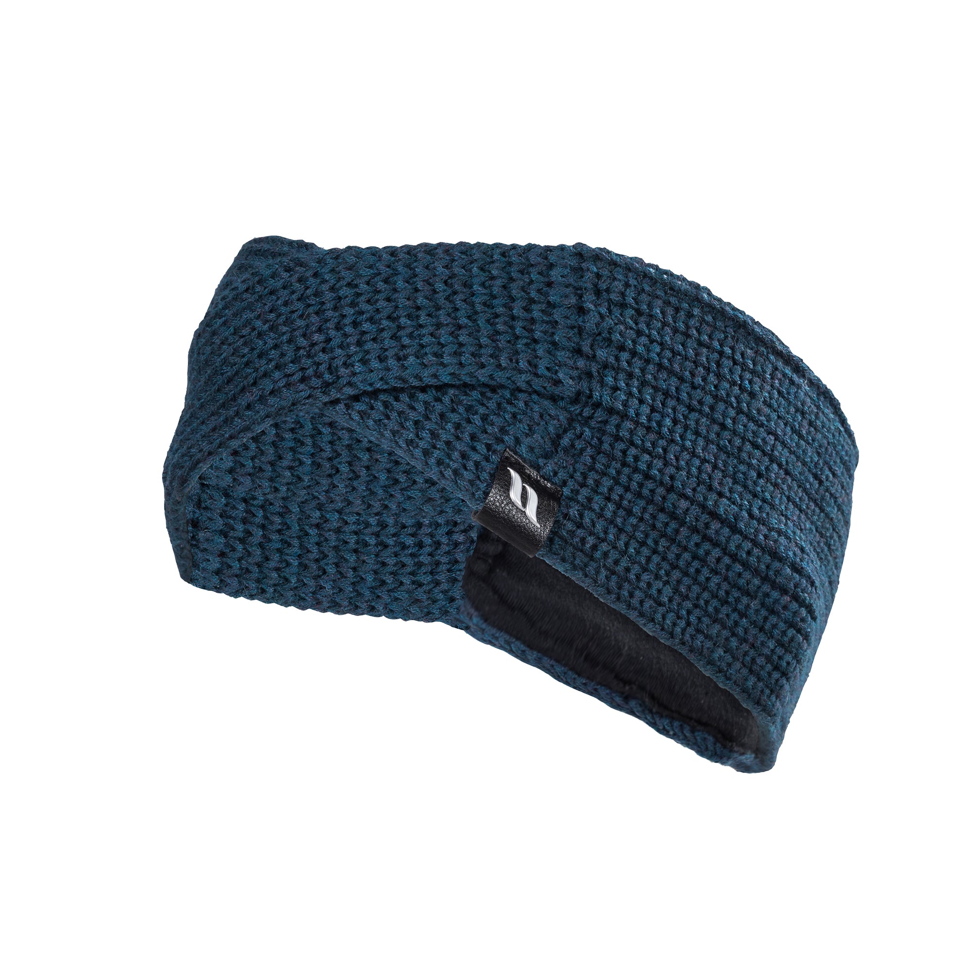 Back on Track Nora wool-blend knitted twist headband with infrared tech for stylish warmth and comfort