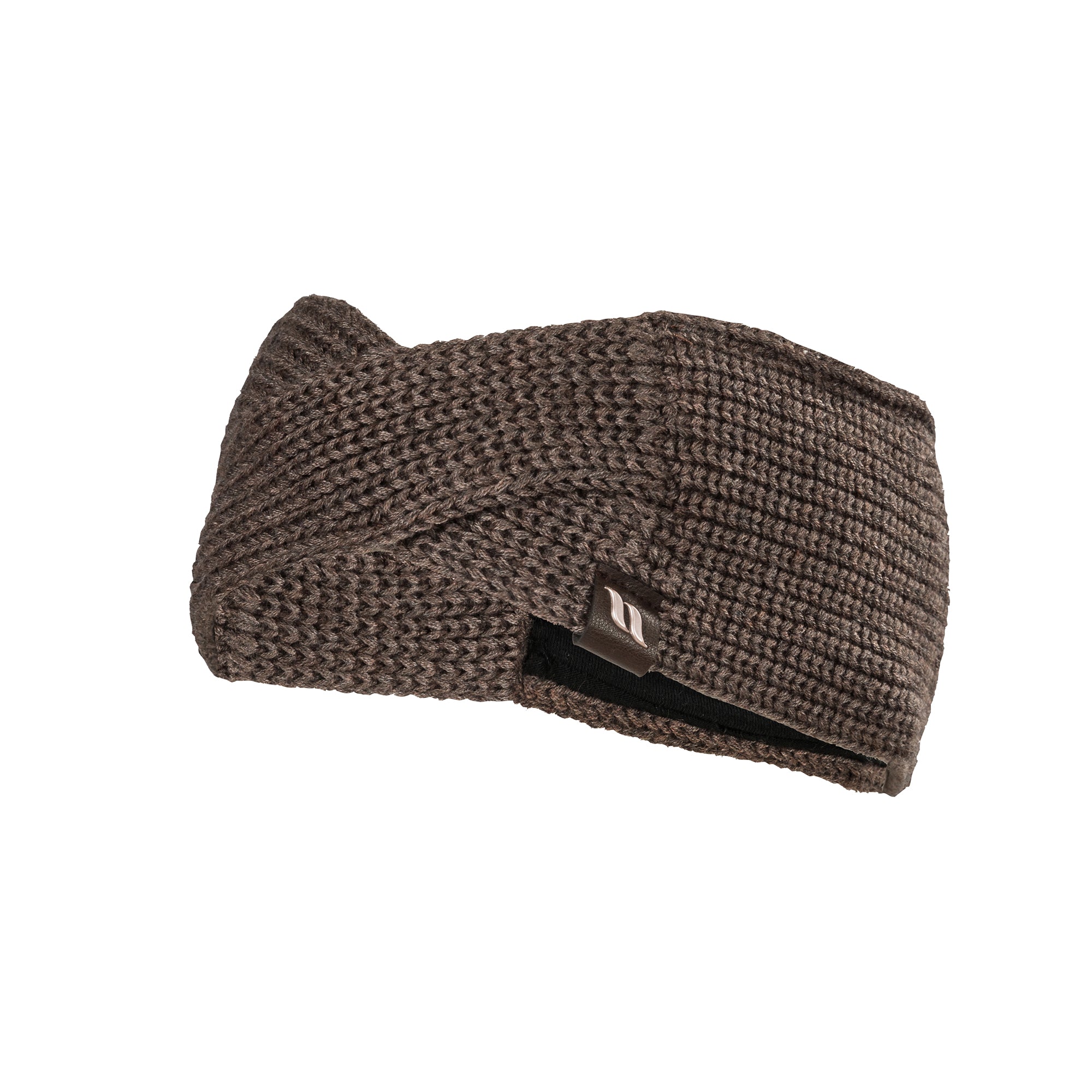 Back on Track Nora wool-blend knitted twist headband with infrared tech for stylish warmth and comfort