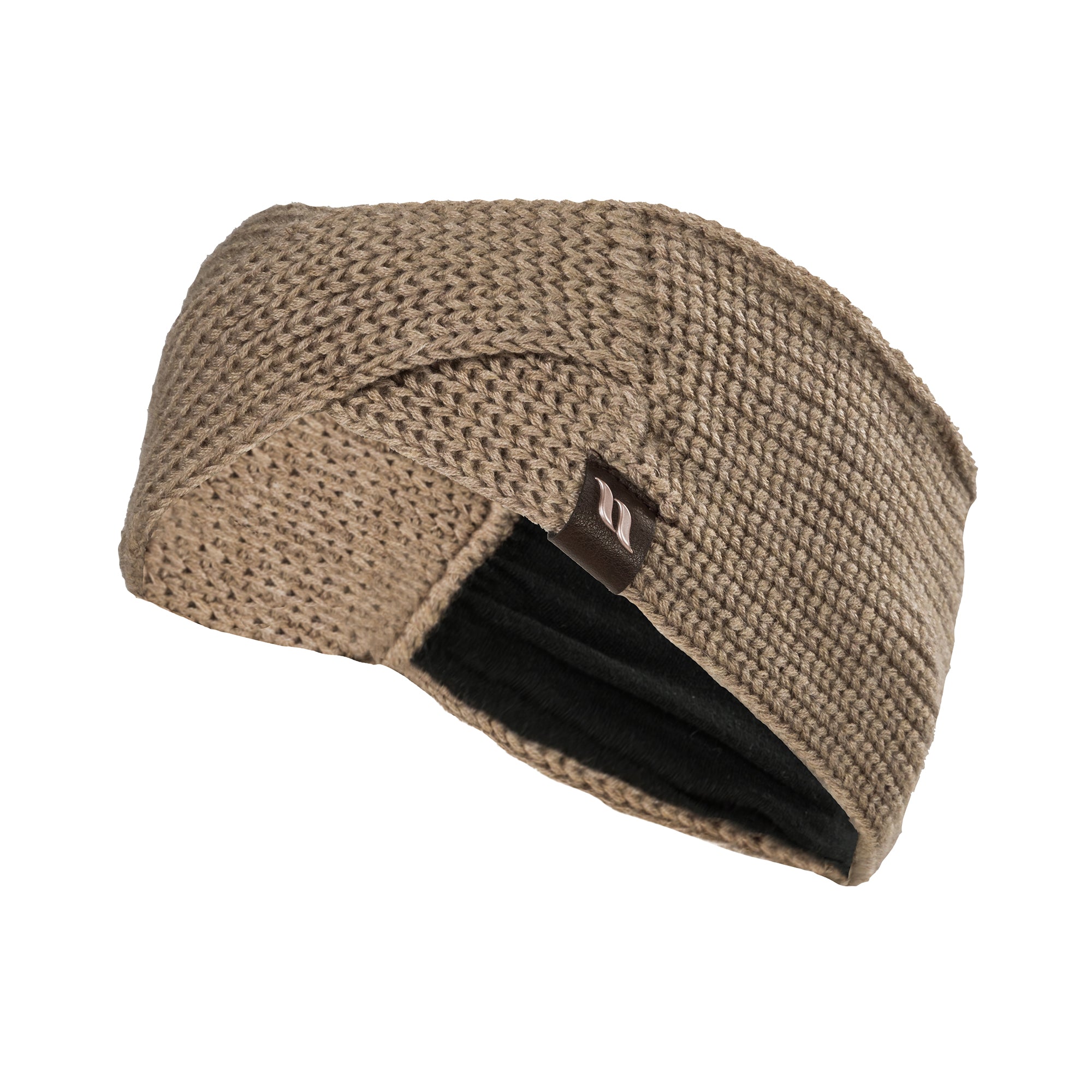 Back on Track Nora wool-blend knitted twist headband with infrared tech for stylish warmth and comfort