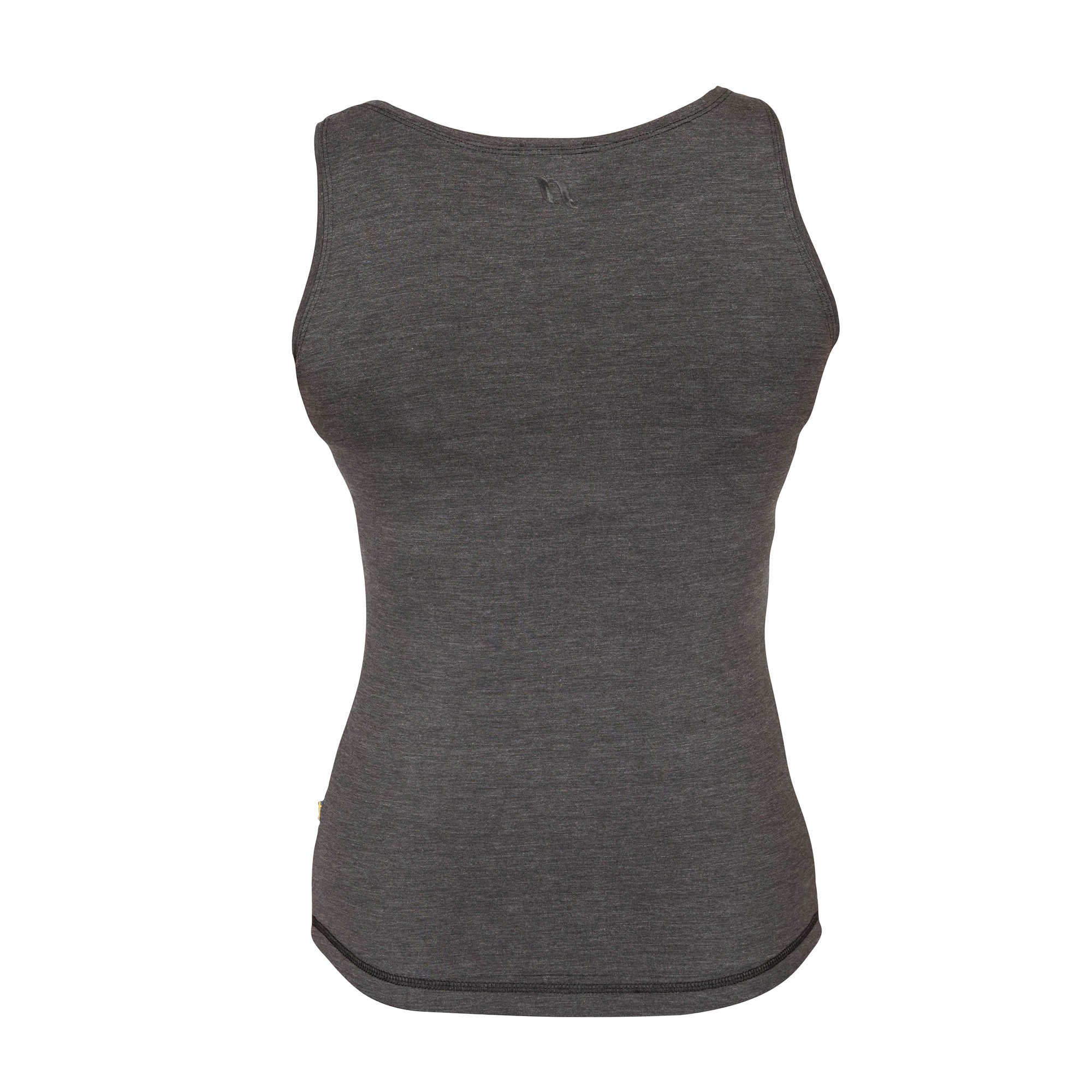Back on Track Anja Women's Tank Top in sleek dark gray, featuring breathable fabric and athletic fit