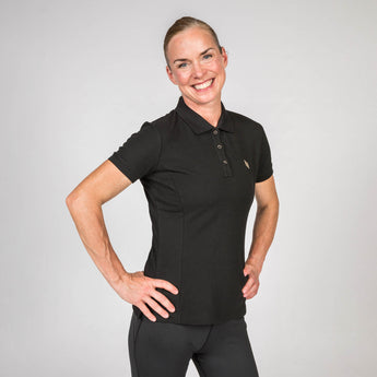 Back on Track Anne women's polo shirt with classic fit, breathable fabric, and infrared technology for all-day comfort