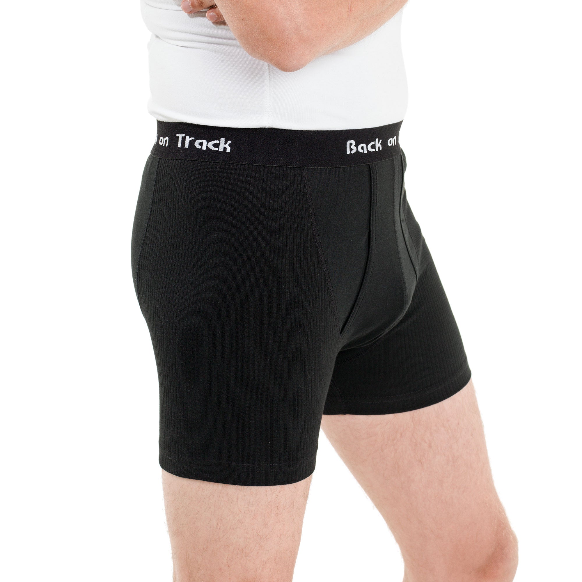 Back on Track men's boxer shorts with Welltex® for warmth, circulation, and relief from groin or hip discomfort