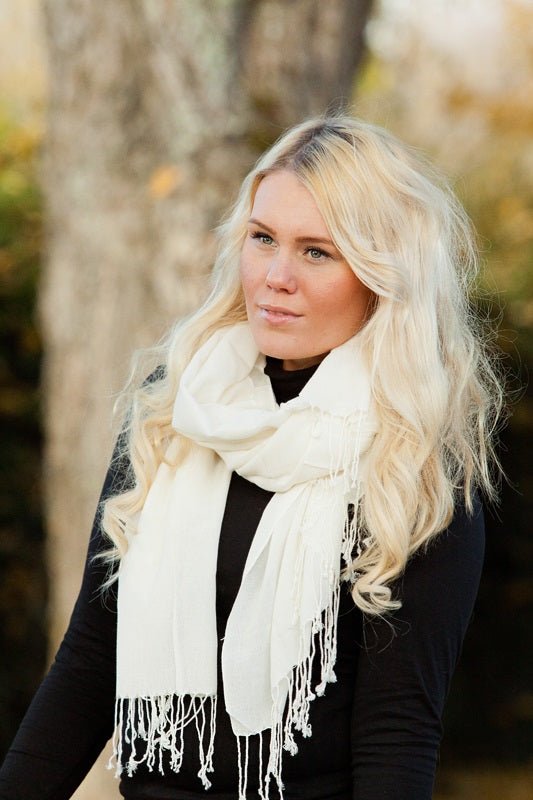 Back on Track Seasonal Scarf – soft, stylish, and supportive for year-round comfort and warmth