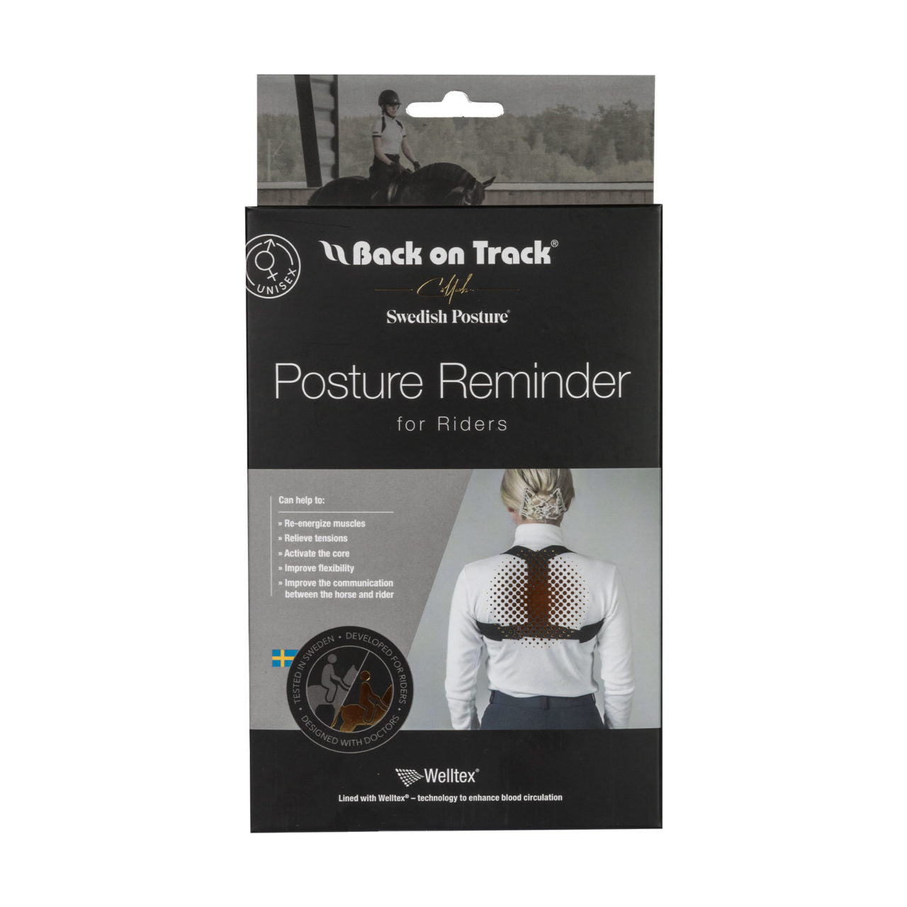 Back on Track Posture Remind support for improved posture, muscle alignment, and daily back comfort