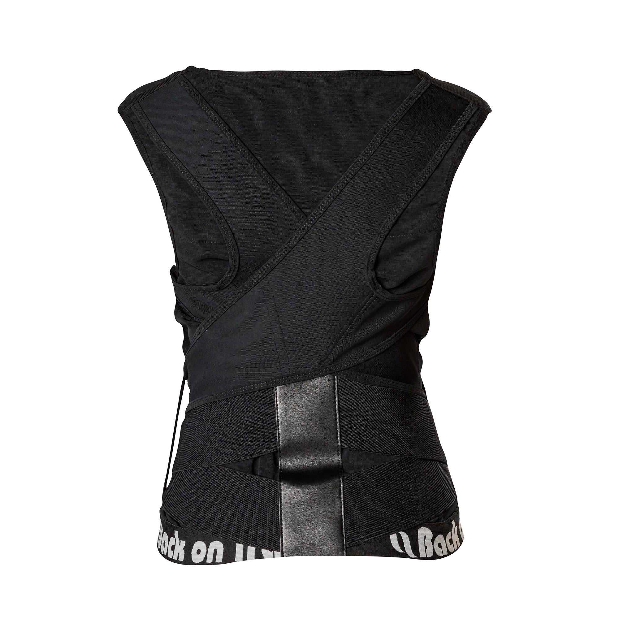Back on Track Posture Support Vest with ergonomic design, adjustable fit, and infrared fabric for back alignment