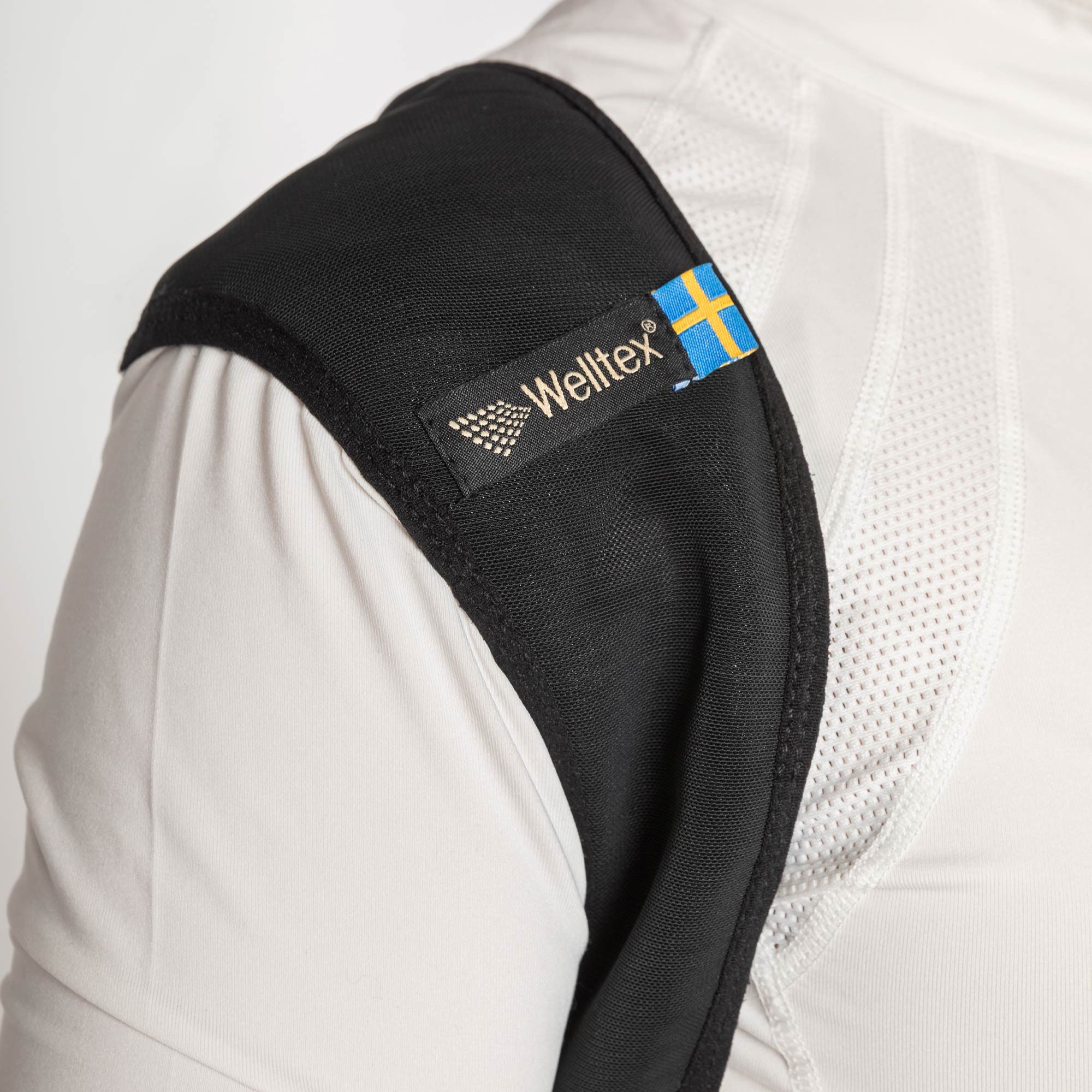 Back on Track Posture Support Vest with ergonomic design, adjustable fit, and infrared fabric for back alignment