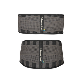 Back on Track Air Back Brace in Low and High styles for adjustable lumbar support, comfort, and posture aid