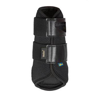 Back on Track Airflow Brush Boots with breathable mesh, durable strike protection, and contoured fit for leg support