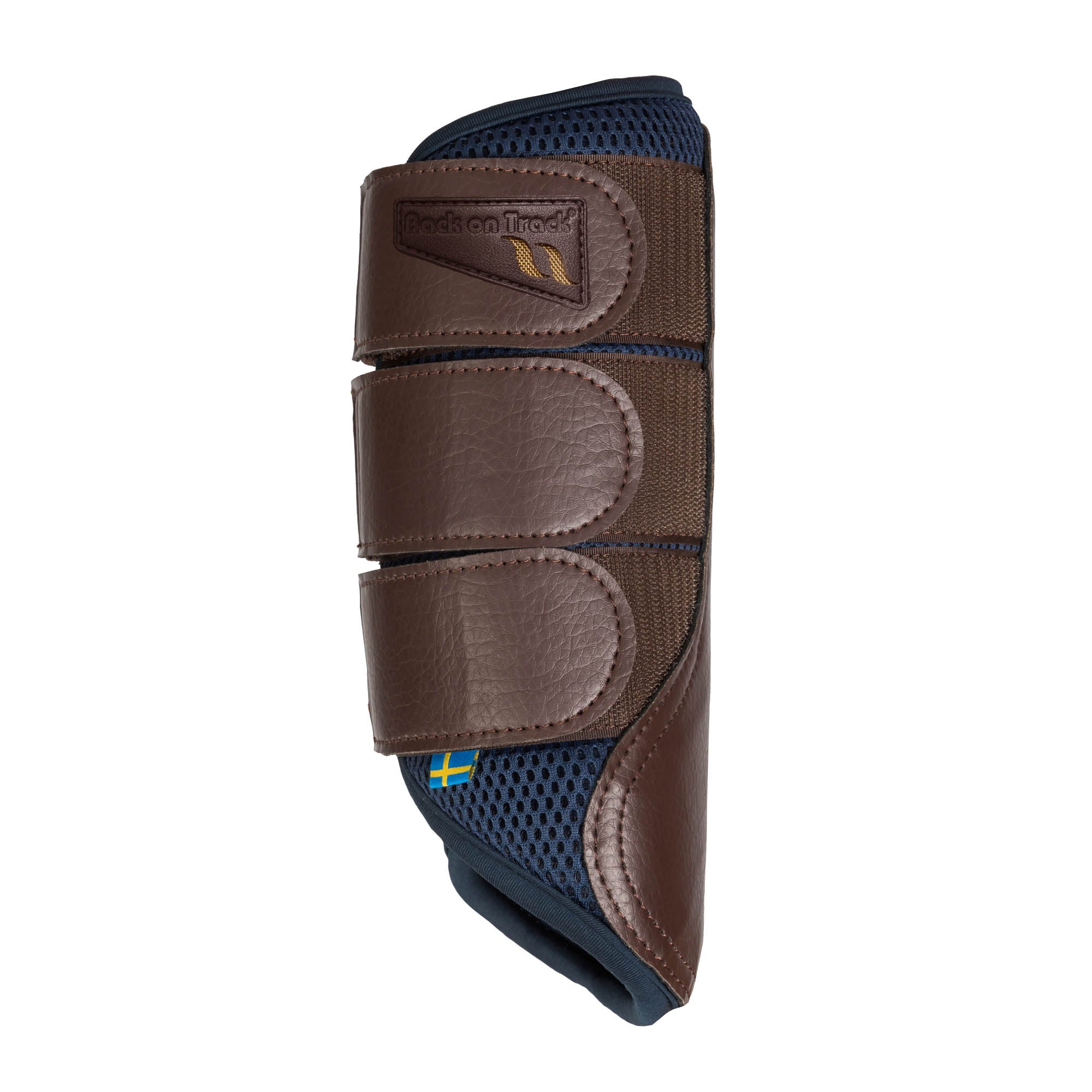 Back on Track Airflow Brush Boots with breathable mesh, durable strike protection, and contoured fit for leg support