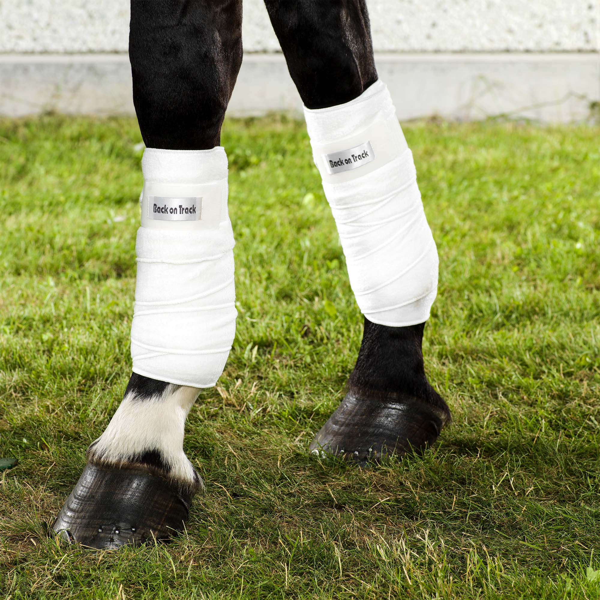 Back on Track Polo Fleece Wraps – soft, durable leg wraps offering support and comfort for equine training
