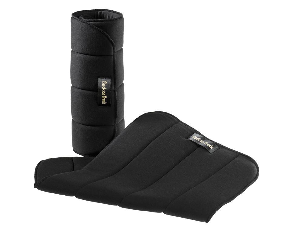 Back on Track No Bow Leg Wraps – supportive, therapeutic wraps for equine leg protection and recovery