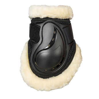 Airflow Fetlock Boots with faux fur lining, breathable mesh, and Welltex® for comfort, support, and protection