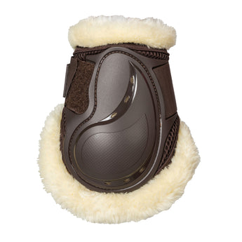 Airflow Fetlock Boots with faux fur lining, breathable mesh, and Welltex® for comfort, support, and protection