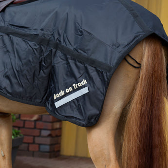 Back on Track Nylon Exercise Sheet – lightweight, weather-resistant sheet for equine training and muscle support