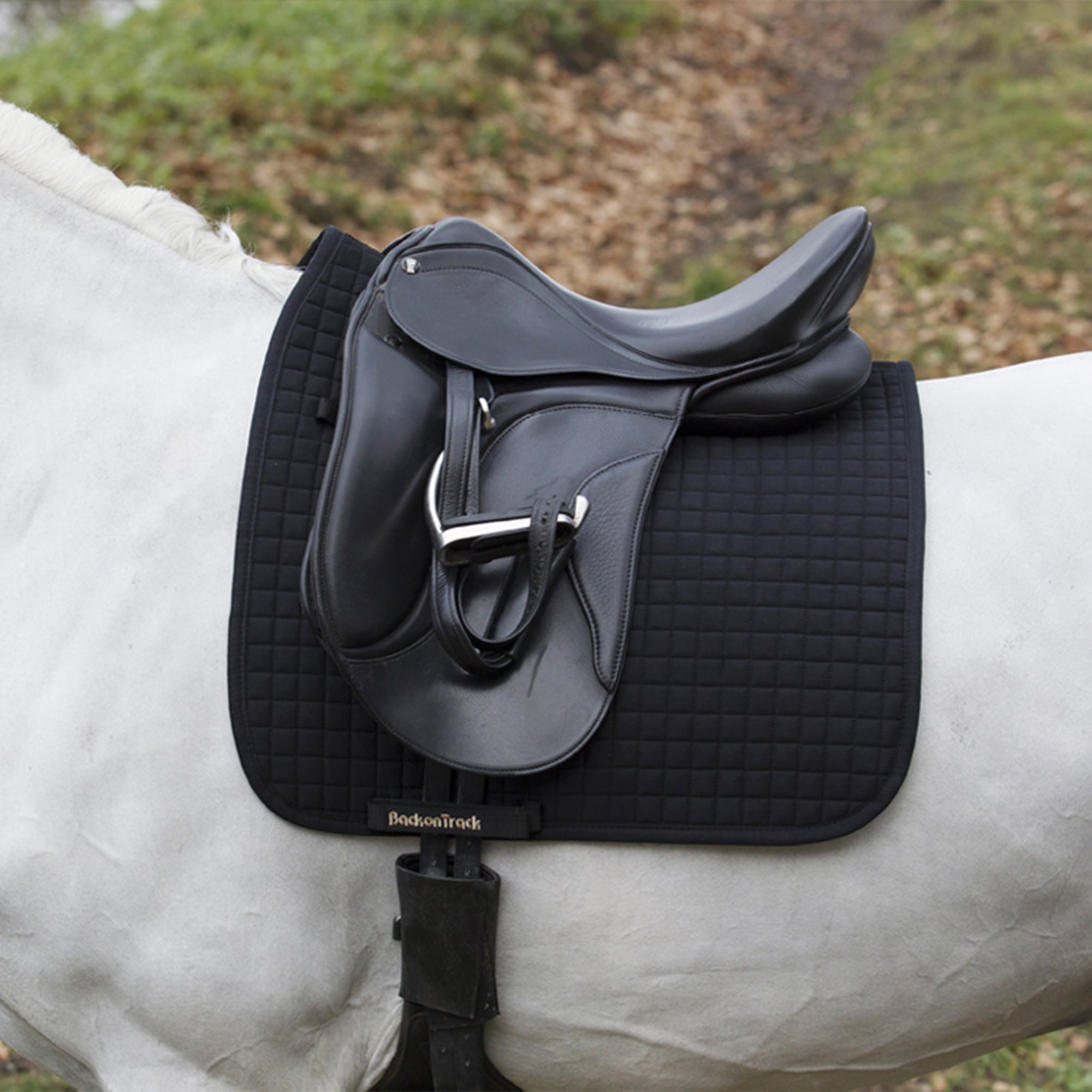 No.1 Dressage Saddle Pad with Welltex®, contoured fit, and breathable fabric for comfort, support, and performance