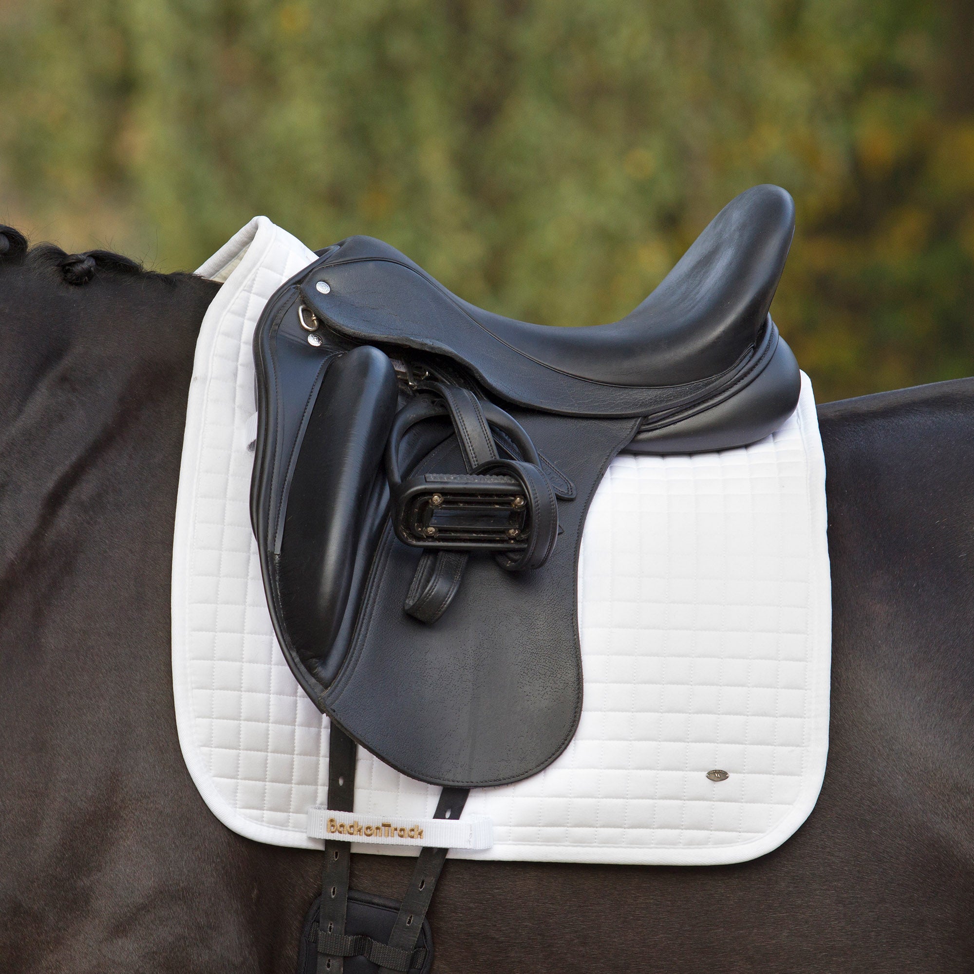 No.1 Dressage Saddle Pad with Welltex®, contoured fit, and breathable fabric for comfort, support, and performance