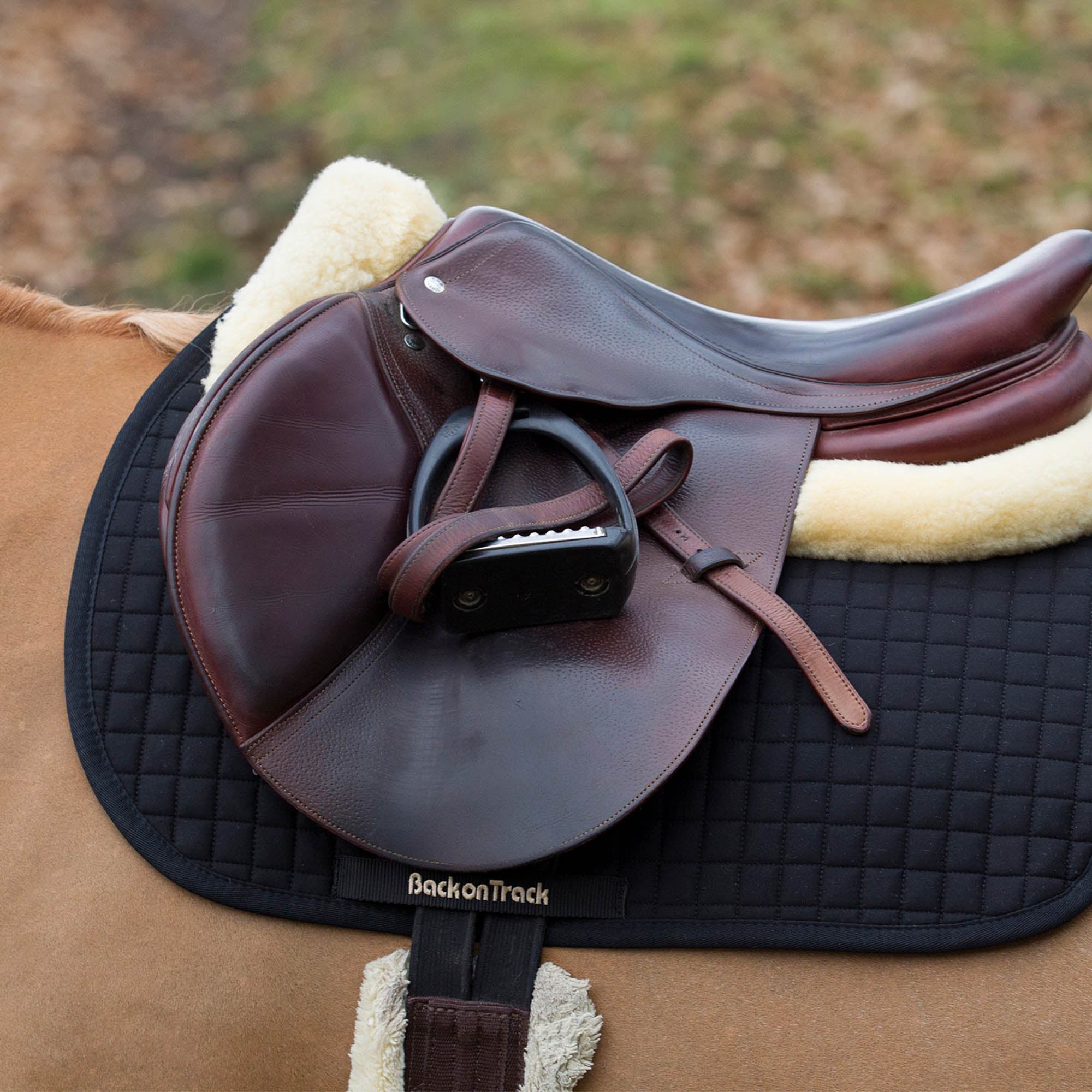 No.1 All-Purpose Saddle Pad with Welltex®, contoured fit, and breathable fabric for comfort and performance