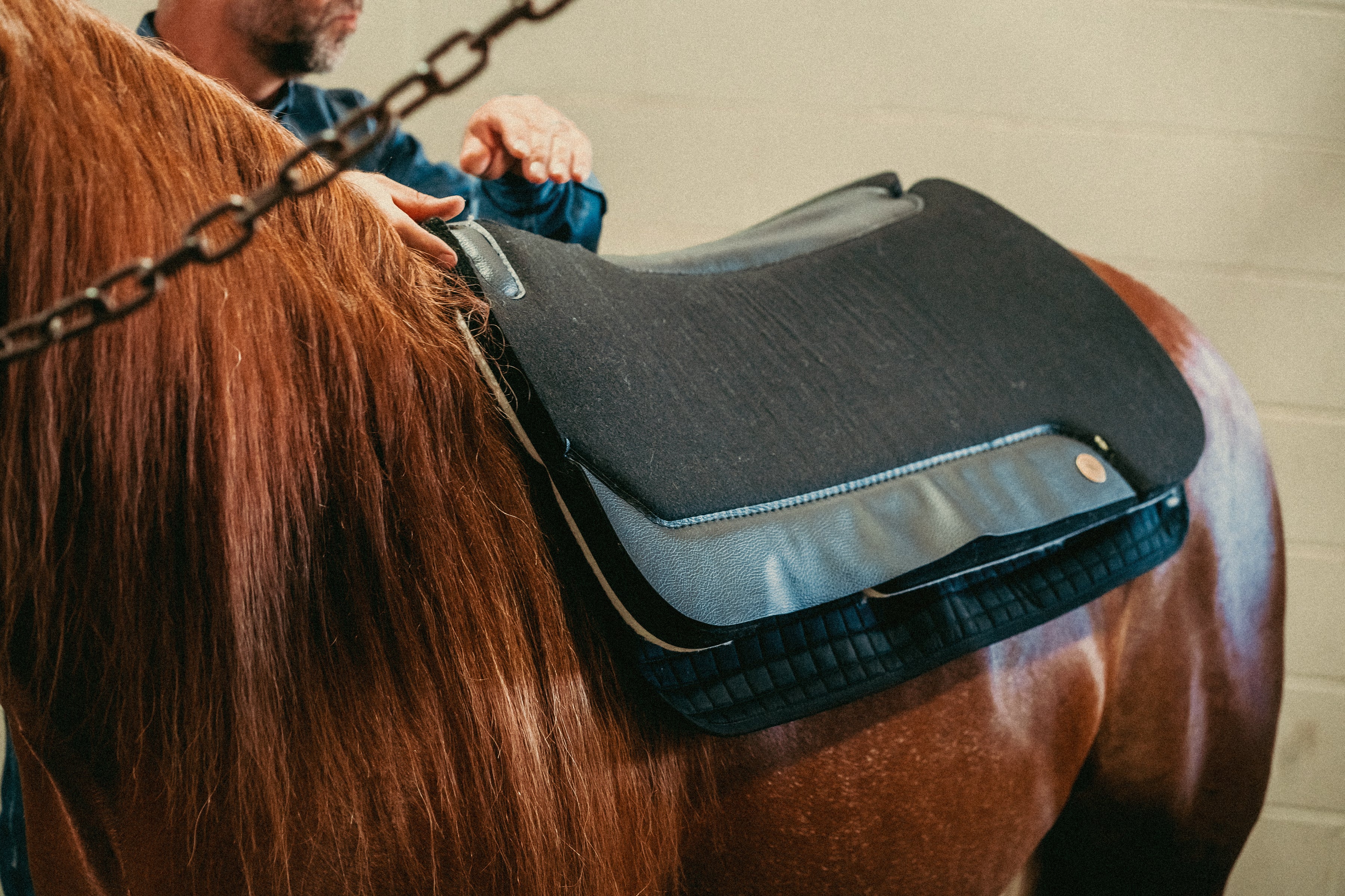 Maddox Western Saddle Pad with Welltex®, layered foam, and felt for comfort, fit, and moisture control