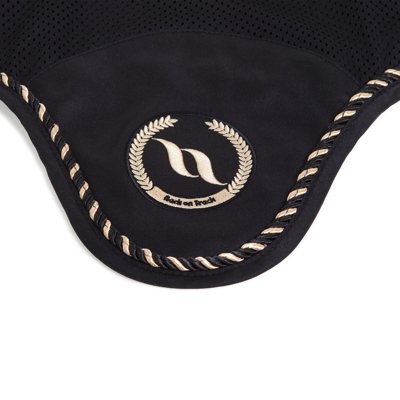 Taye Horse Bonnet with breathable mesh, elastic ears, and Welltex® for comfort, circulation, and elegant style