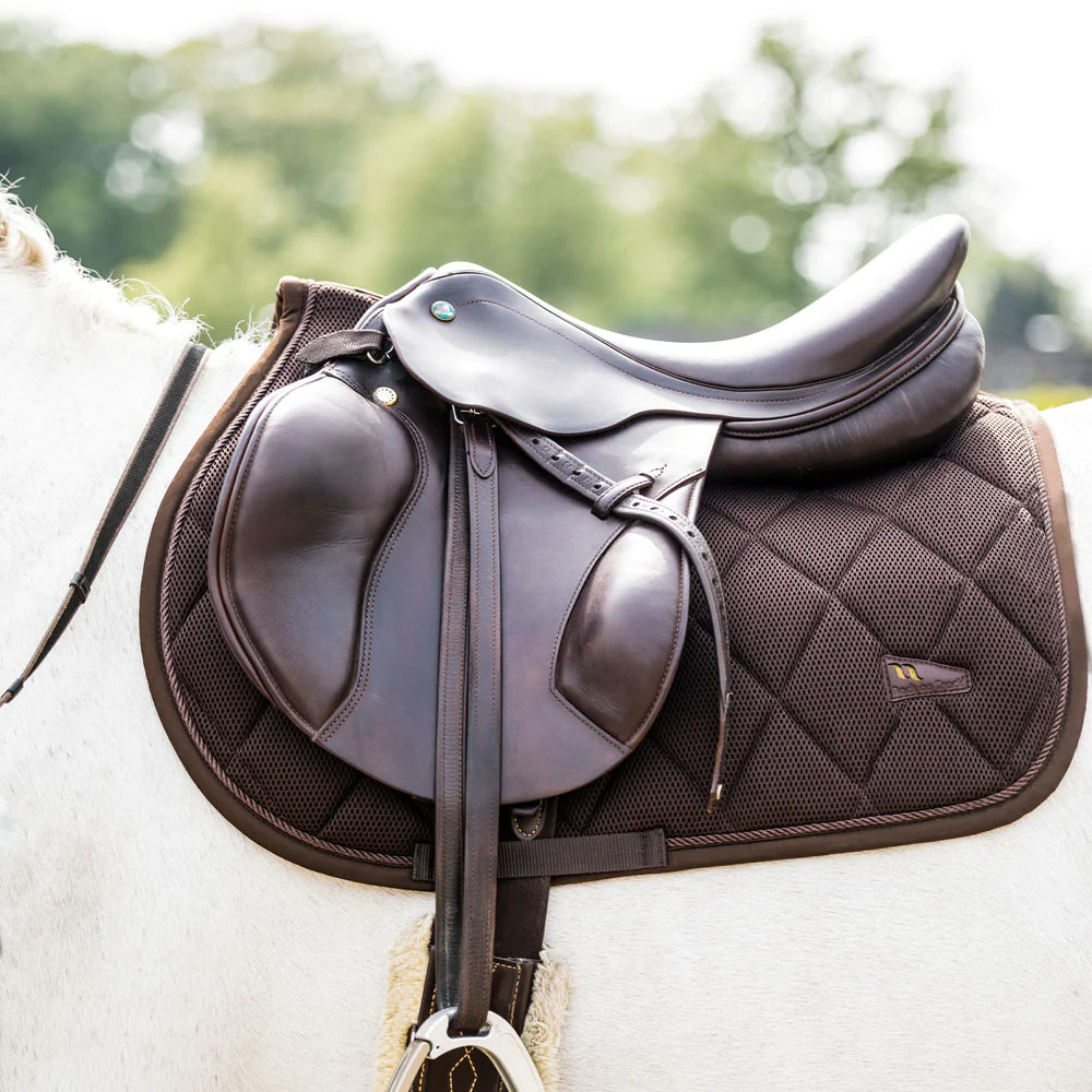 Back on Track Airflow All-Purpose Saddle Pad with breathable mesh and ergonomic design for horse comfort