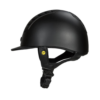 Back on Track NEOZ EQ3 helmet with MIPS safety system, sleek design, and ventilation for rider comfort and protection