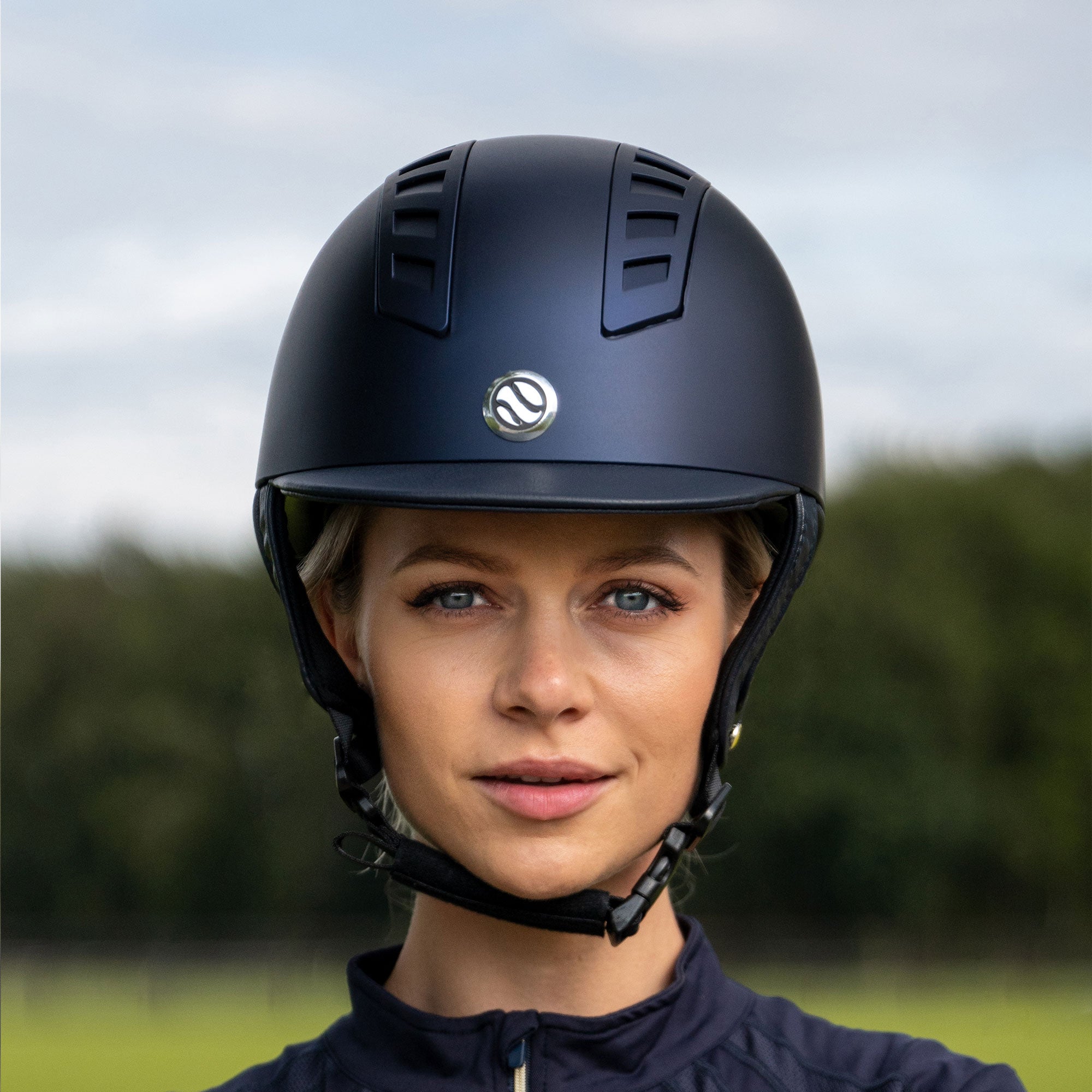 Back on Track EQ3 Smooth Top Riding Helmet, sleek design with MIPS safety for rider protection and comfort