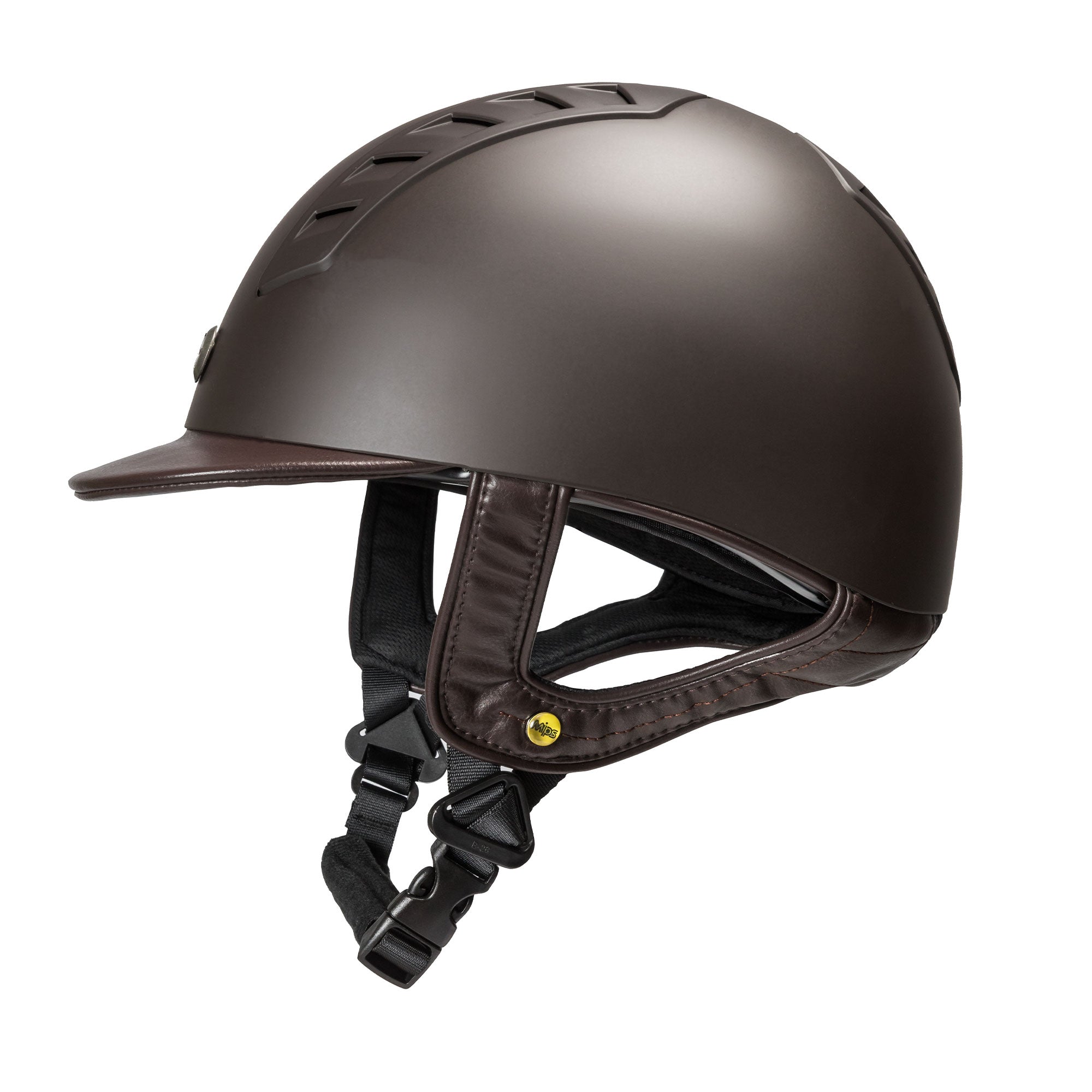 Back on Track EQ3 Smooth Top Riding Helmet, sleek design with MIPS safety for rider protection and comfort