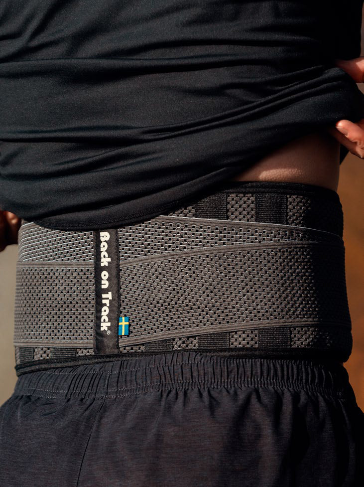 Back on Track Air Back Brace in Low and High styles for adjustable lumbar support, comfort, and posture aid