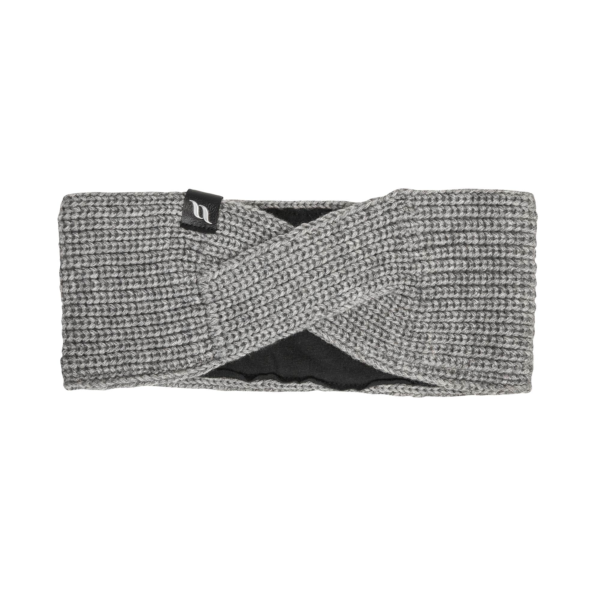 Back on Track Nora wool-blend knitted twist headband with infrared tech for stylish warmth and comfort