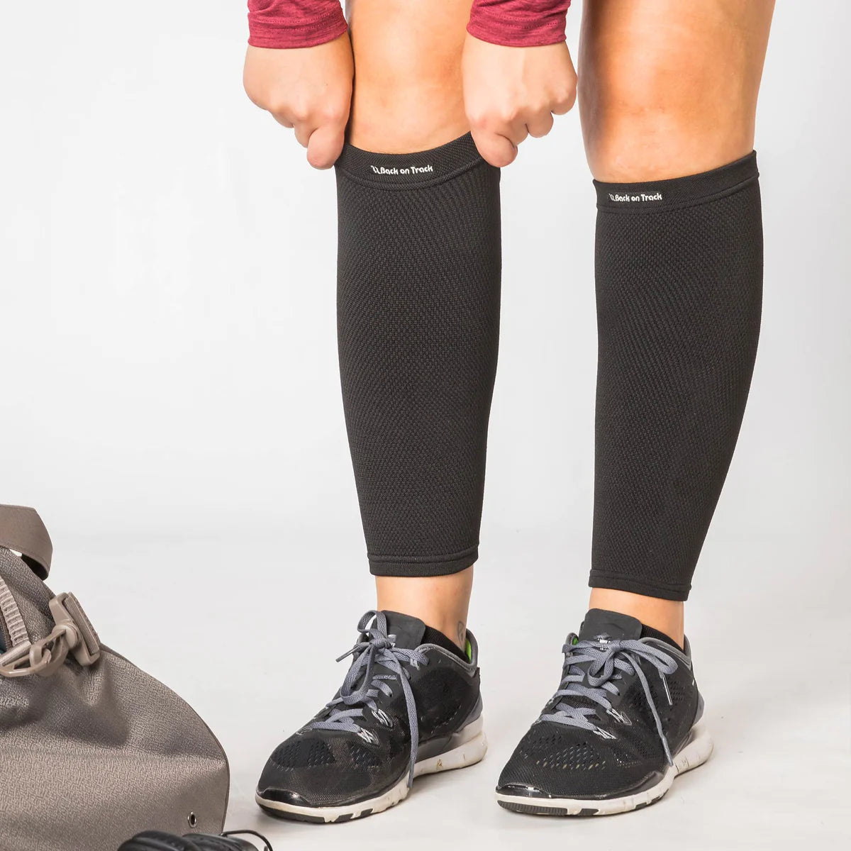 Physio Calf Brace with 4-way stretch and Welltex® for support, circulation, and relief from muscle and joint pain