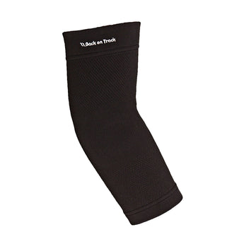 Back on Track physio elbow support with 4-way stretch and Welltex® for flexible fit, joint comfort, and recovery