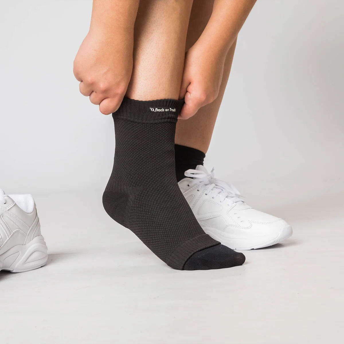 Back on Track physio ankle brace with 4-way stretch and Welltex® for flexible support, comfort, and recovery