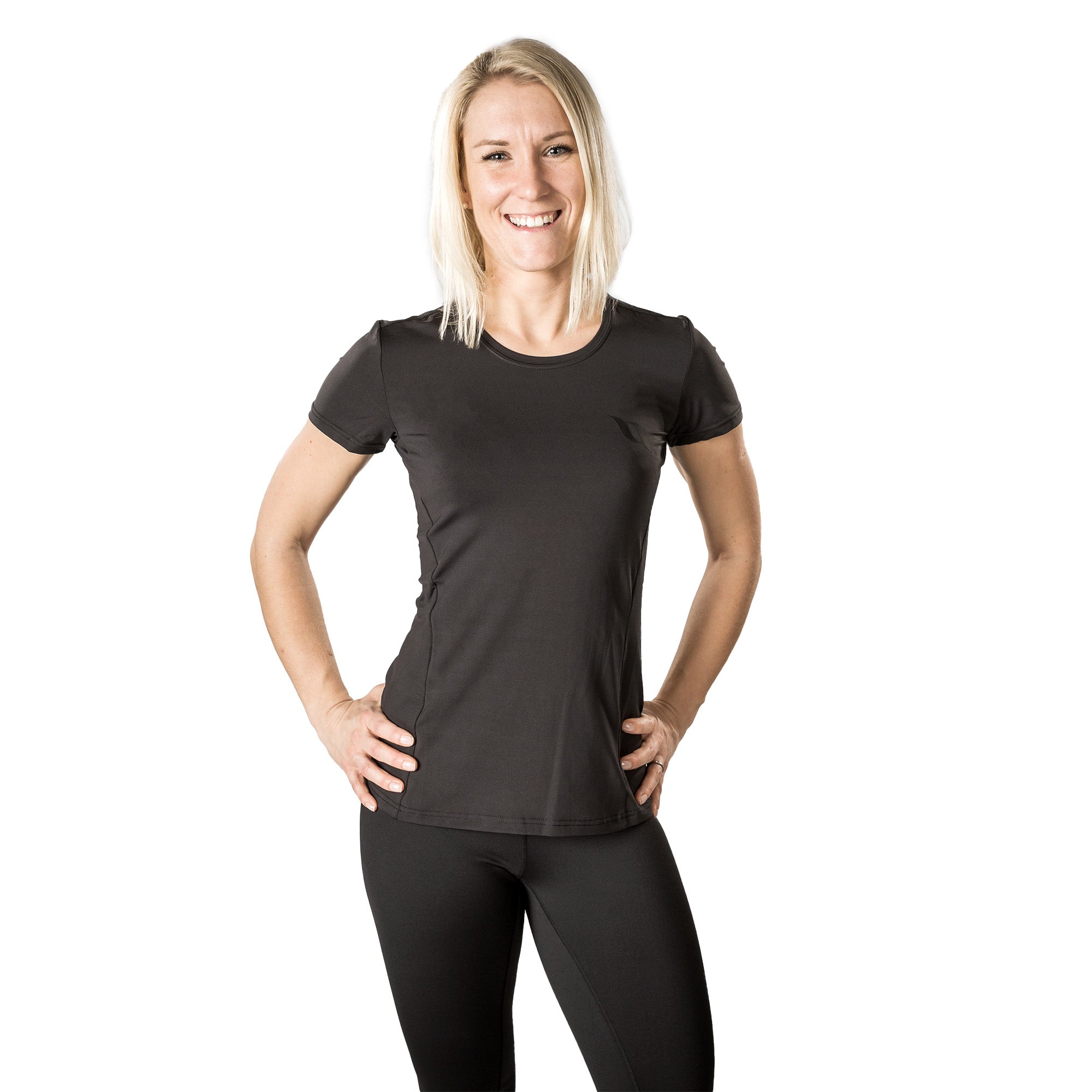 Ophelia P4G Tee with Iontex®, mesh panels, and stretch fabric for comfort, breathability, and sleek performance fit