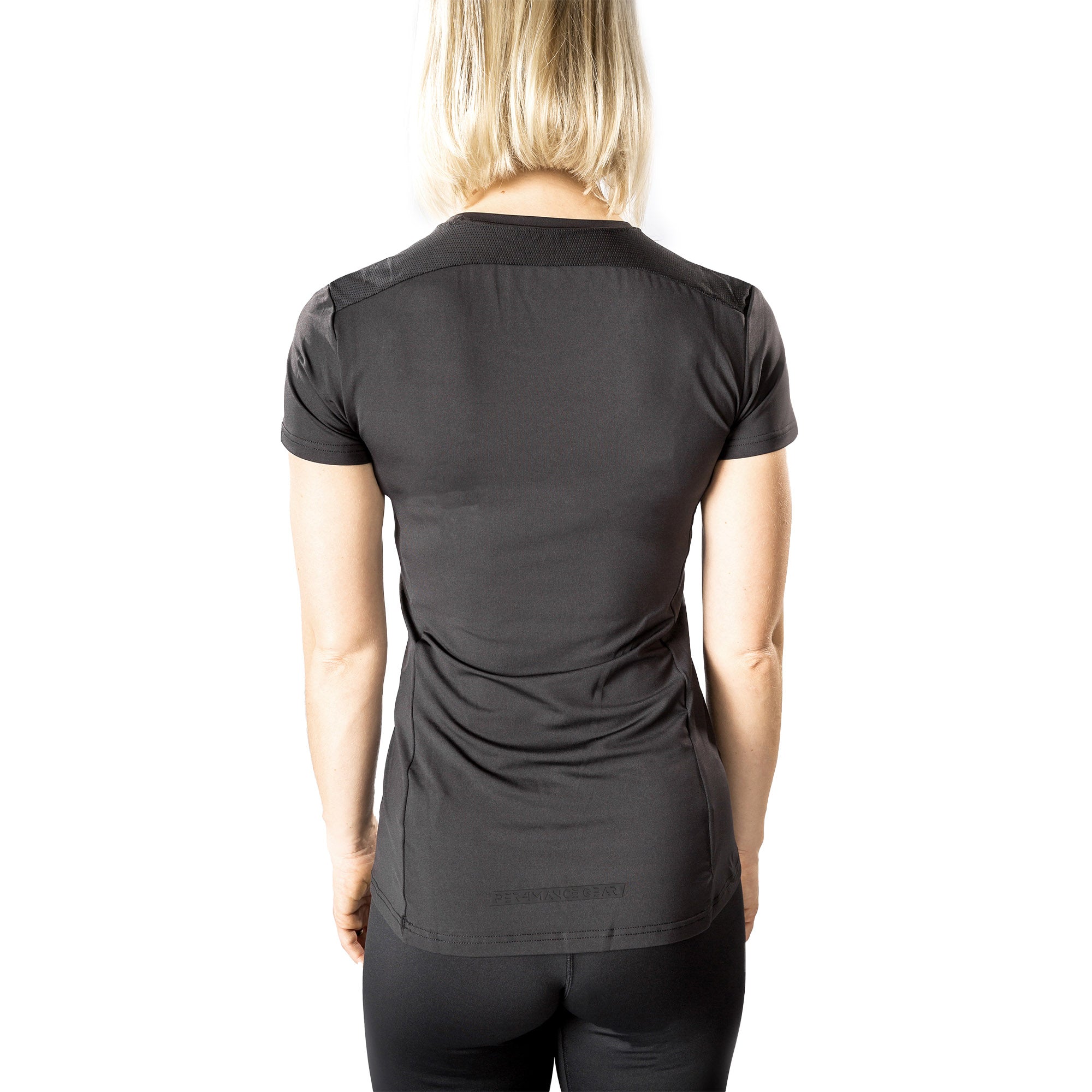 Ophelia P4G Tee with Iontex®, mesh panels, and stretch fabric for comfort, breathability, and sleek performance fit