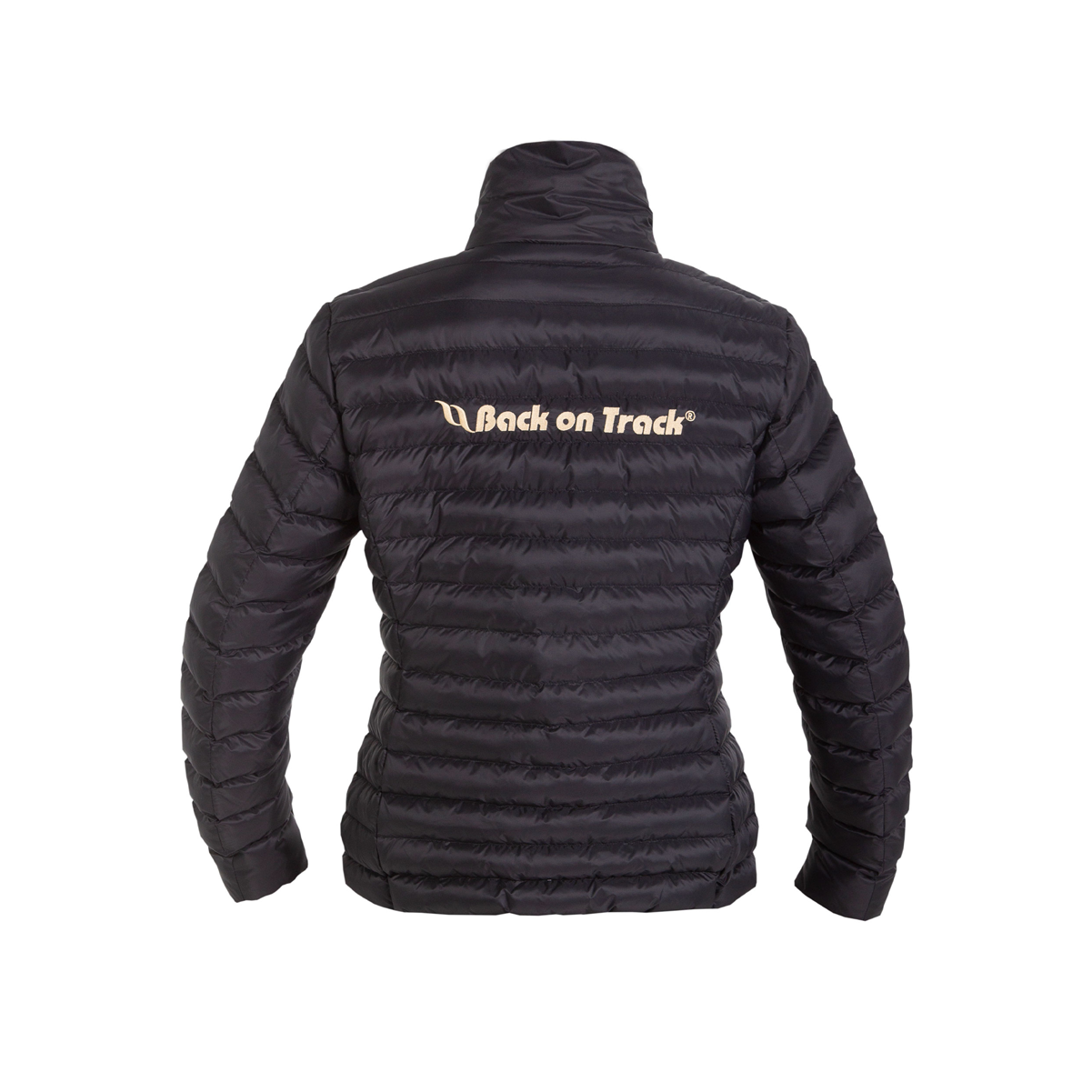 Back on Track Grace women's puffer jacket with logo, Iontex® lining and Sorona® fill for warmth, comfort, and style