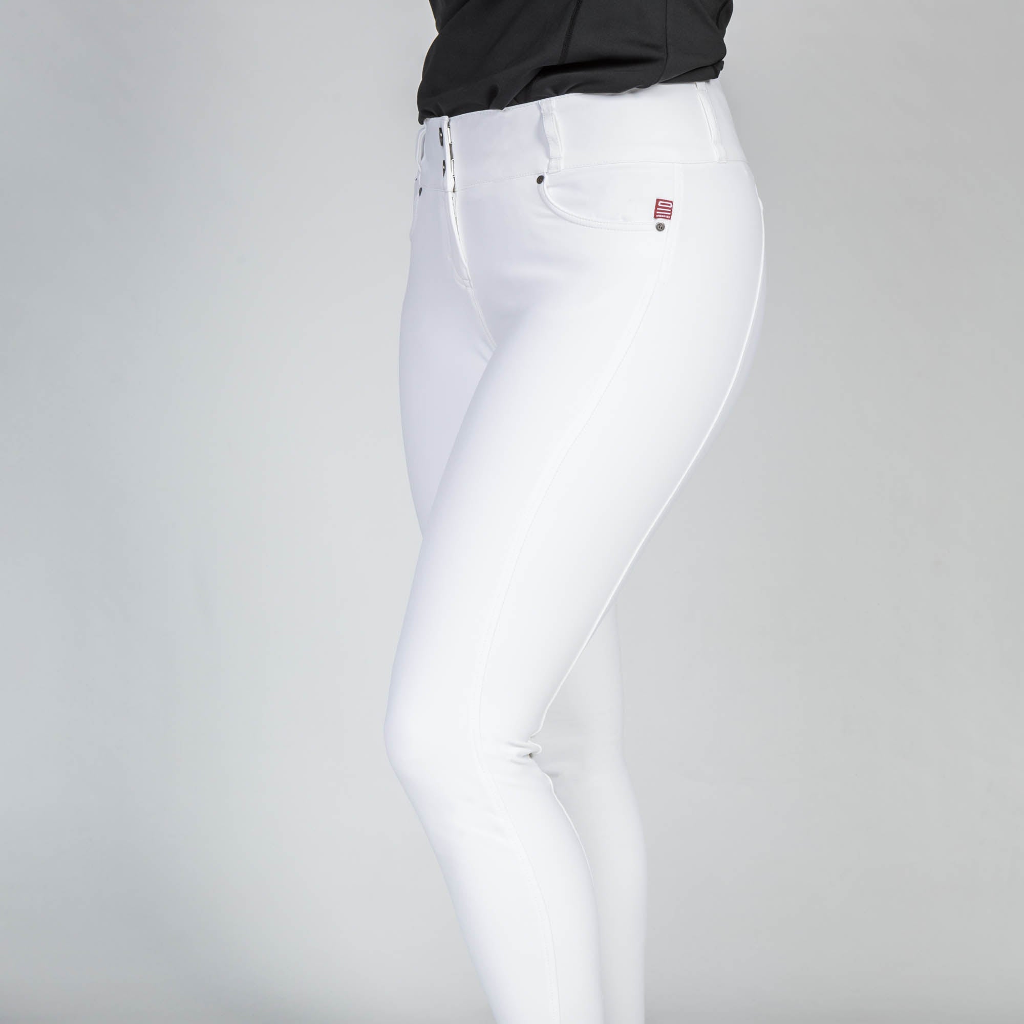 Back on Track Julia riding breeches with knee patch and infrared tech for comfort, grip, and stylish performance