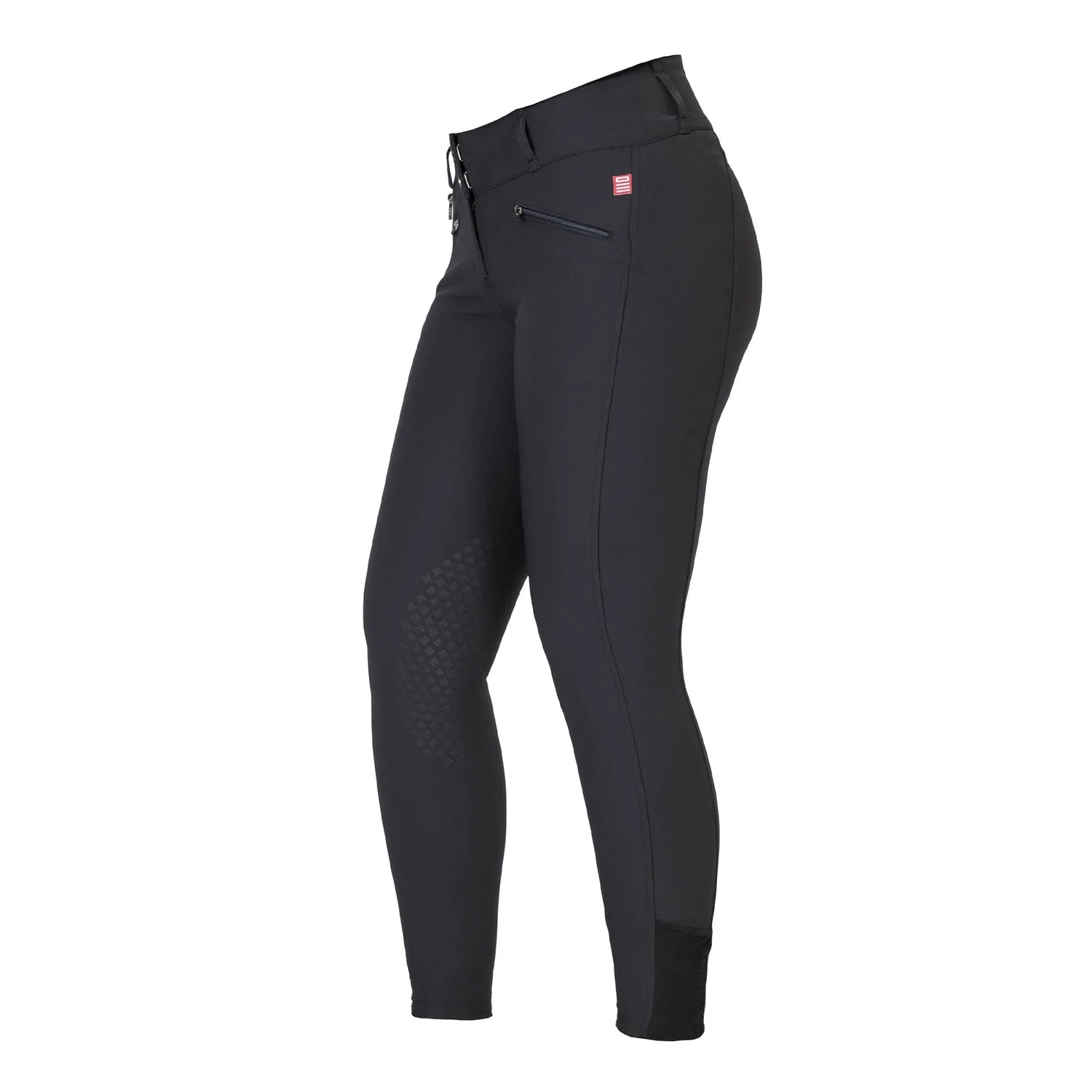 Back on Track Katie riding breeches with knee patch and infrared tech for comfort, grip, and stylish performance