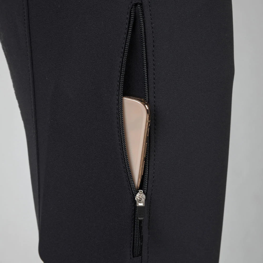 Back on Track Katie riding breeches with knee patch and infrared tech for comfort, grip, and stylish performance