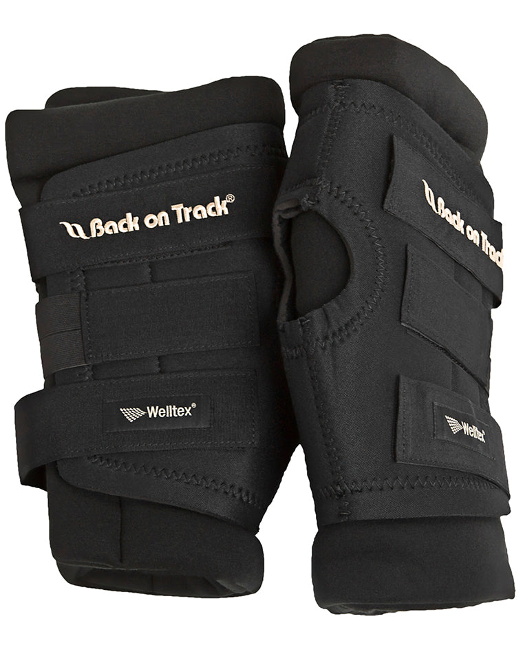 Padded Royal Hock Boots with Welltex®, thick inner pad, and hook-and-loop straps for hock support and joint relief