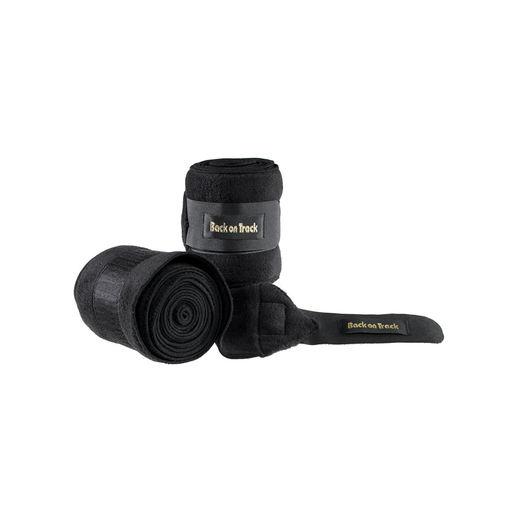 Back on Track Polo Fleece Wraps – soft, durable leg wraps offering support and comfort for equine training