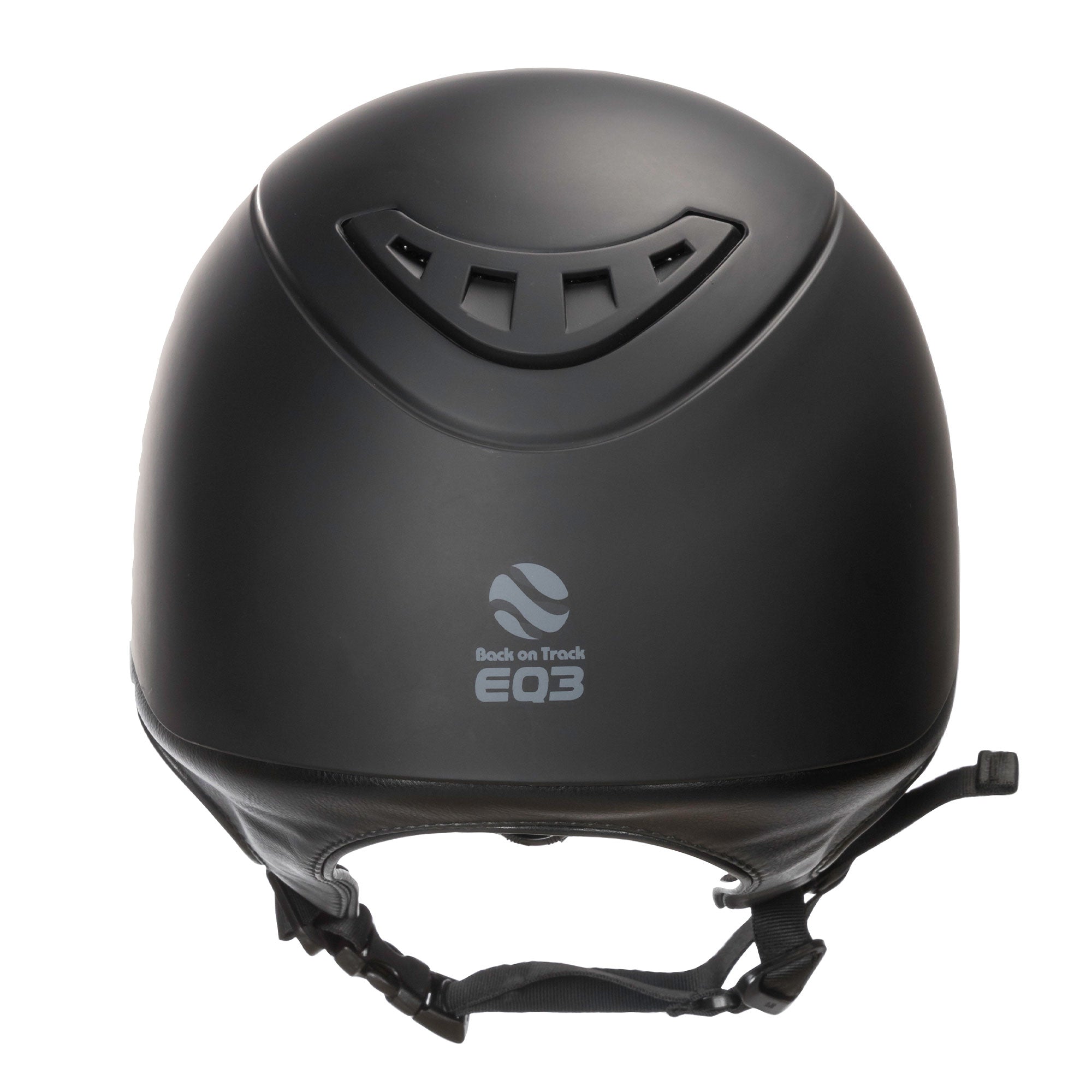 Back on Track Lynx smooth top riding helmet with sleek design, safety features, and infrared comfort lining