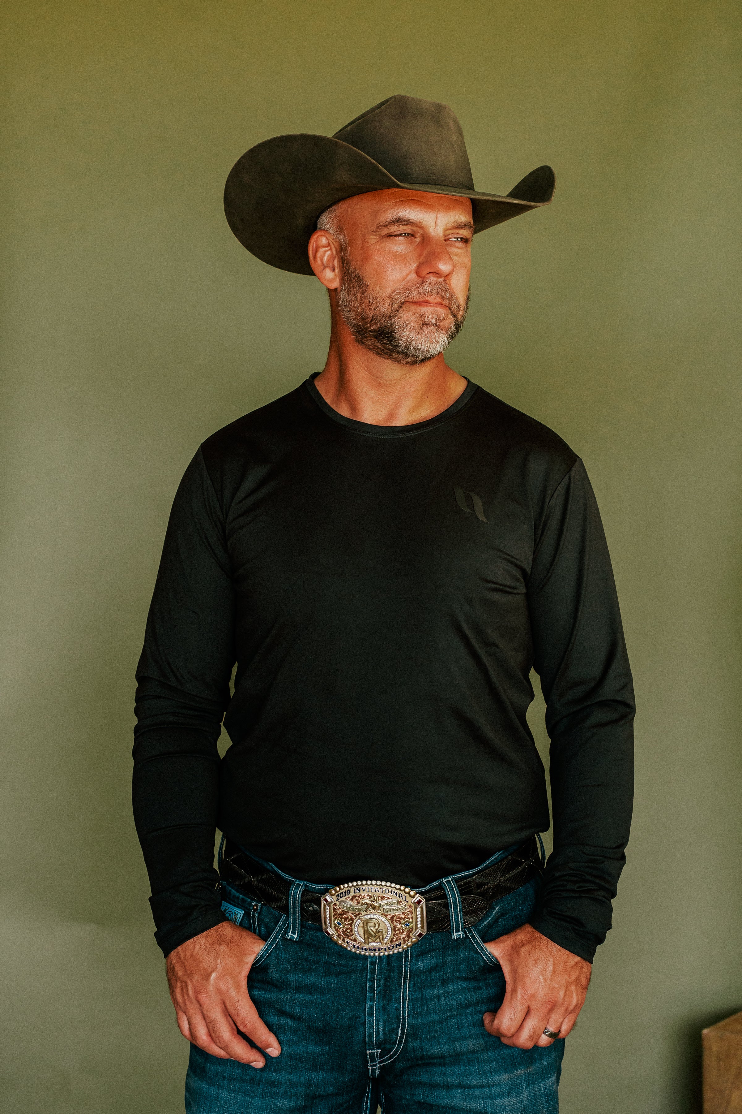 Back on Track Gareth Men's P4G Long Sleeve Shirt – breathable, flexible, and supportive for all-day comfort