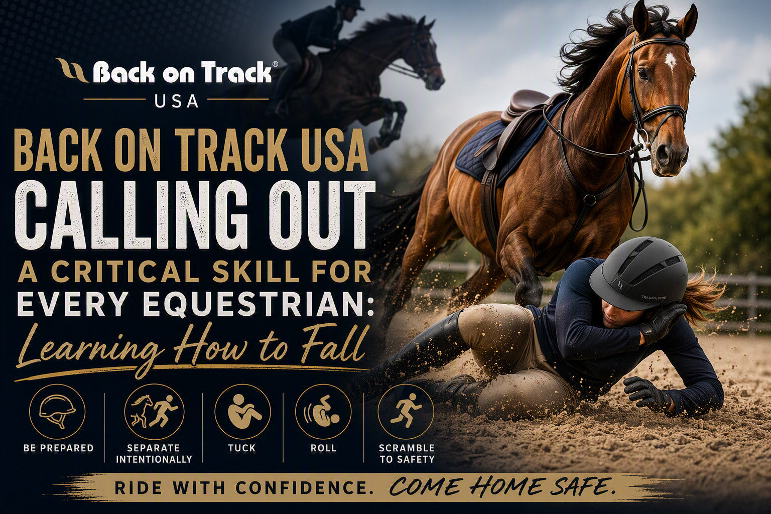 Back on Track USA Calling Out A Critical Skill for Every Equestrian: Learning How to Fall