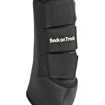 Back on Track Therapeutic Horse Exercise Boots Black Front