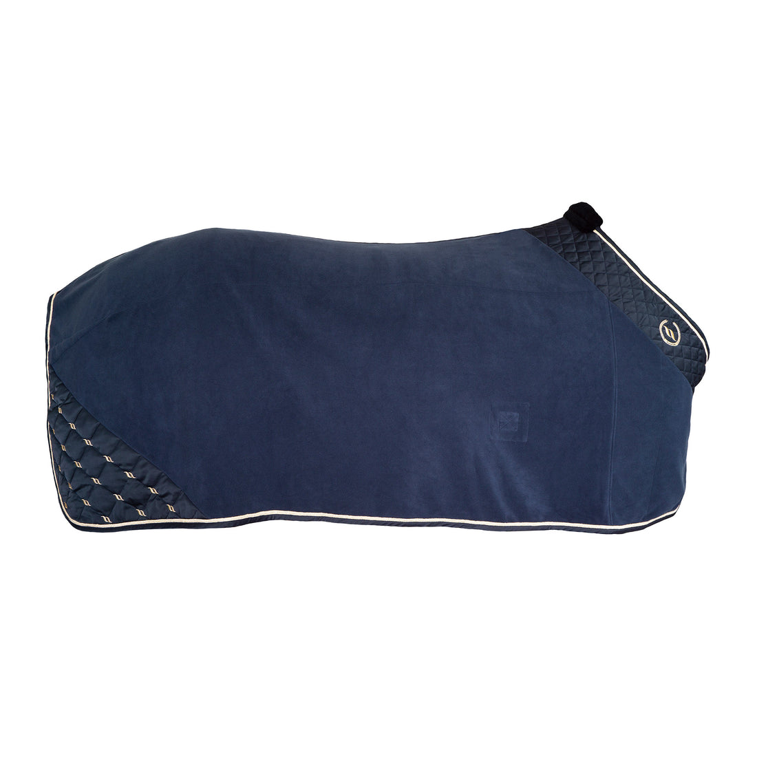Back on Track Nights Collection Horse Fleece Cooler Blue