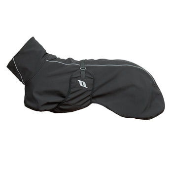 Nella Dog Coat with Iontex®, reflective trim, and extended tail coverage for comfort, warmth, and mobility