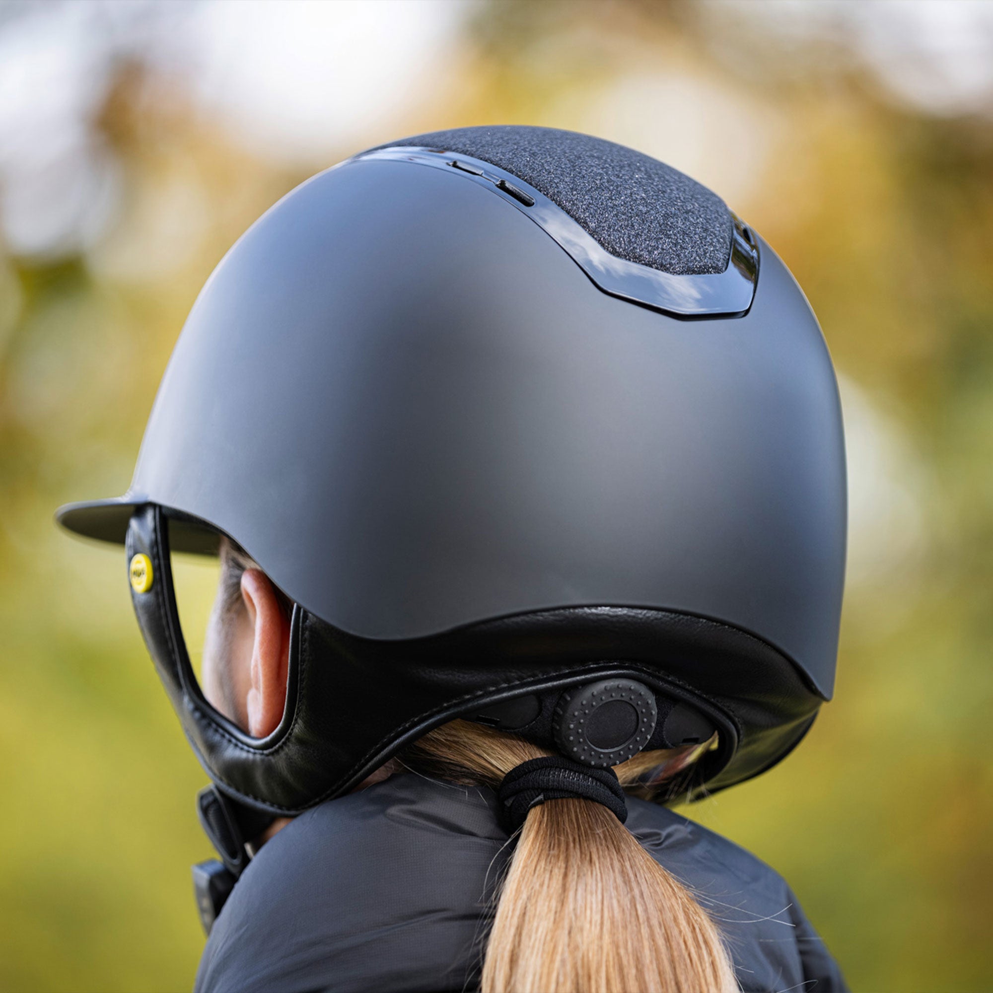 bike helmet back of head Caracas Riding Helmet | Mips Technology | Back on Track USA