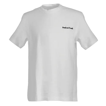 White Classic Short Sleeve Therapeutic T-Shirt by Back on Track USA with Welltex® technology, designed for comfort and muscle support.