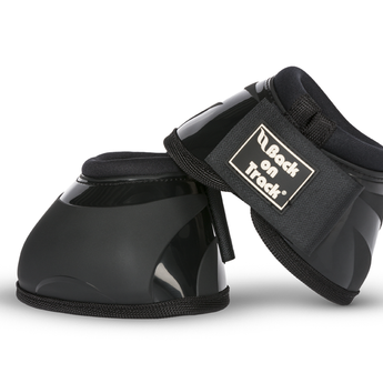 Back on Track Performance Horse Bell Boots Black
