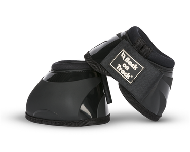 Back on Track Performance Horse Bell Boots Black